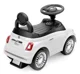 Tolocar pentru copii Caretero Fiat 500 Alb foto