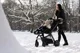 Husa de iarna pentru carucior Caretero Climber Negru foto