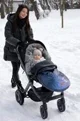 Зимний чехол для коляски Caretero Aspen Чёрный foto