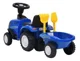 Tolocar pentru copii Baby Mix Tractor cu remorca Albastru foto