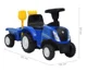 Tolocar pentru copii Baby Mix Tractor cu remorca Albastru foto