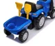 Tolocar pentru copii Baby Mix Tractor cu remorca Albastru foto