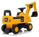 Tolocar pentru copii Baby Mix Excavator cu lopata Galben foto