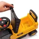 Tolocar pentru copii Baby Mix Excavator cu lopata Galben foto