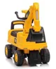 Tolocar pentru copii Baby Mix Excavator cu lopata Galben foto