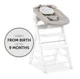 Balansoar 2 in 1 Hauck Alpha Bouncer Powder Bunny foto