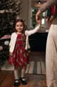Carter's Праздничное платье из сатина в клетку foto