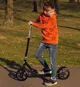 Trotineta pentru copii Lionelo Luca Negru foto