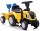 Tractor pentru copii Baby Mix Cu remorca Galben foto