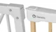 Детские ворота Lionelo Truus Slim White Natural, 75-105 см foto