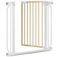 Детские ворота Lionelo Truus Slim White Natural, 75-105 см foto