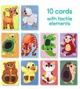 Set de carduri Dodo cu elemente tactile Montessori Puii animalelor foto