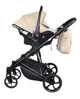 Carucior 3 in 1 Eucalyptus Sojan Sibex Extra Piele Bej foto
