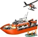 LEGO City - Barca de salvare a Garzii de Coasta si elicopter foto
