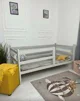 Детская кровать Goydalka Terry без ящика Серая foto