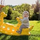 Детская качалка Pilsan Дино Желтый foto