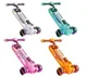 Самокат с тремя колесами Scooter LED подсветка, в aссортименте foto