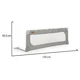 Защитный барьер на кровать Moni Linen Gray, 130 см foto