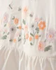 OshKosh Топ с цветочной вышивкой Ivory Floral foto