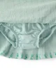 Carter's Set 2 piese Green Vine - tricou si skort foto