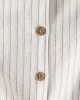 Carter's Set 3 piese Brown Stripe - top, pantaloni scurti si palarie foto