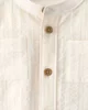 Carter's Set 3 piese Ivory - camasa, pantaloni scurti si body foto