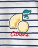 Carter's Tricou Lemon Stripe foto