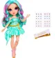 Papusa Rainbow High Celine seria Be Dazzling, Turcoaz foto