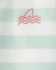 Carter's Комплект 2 в 1 Mint Striped - футболка и шорты foto