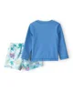 Carter's Комплект для плавания 2 в 1 Rashguard Blue - кофта с длинным рукавом и шорты foto