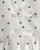 Carter's Set 2 piese White Dots - tricou si pantaloni scurti foto