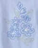 Carter's Комплект 2 в 1 Blue Flower - футболка и юбка-шорты foto