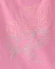 Carter's Set 2 piese Pink Flower - tricou si skort foto