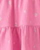 Carter's Set 2 piese Pink Flower - tricou si skort foto