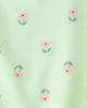 Carter's Tricou Green Floral foto