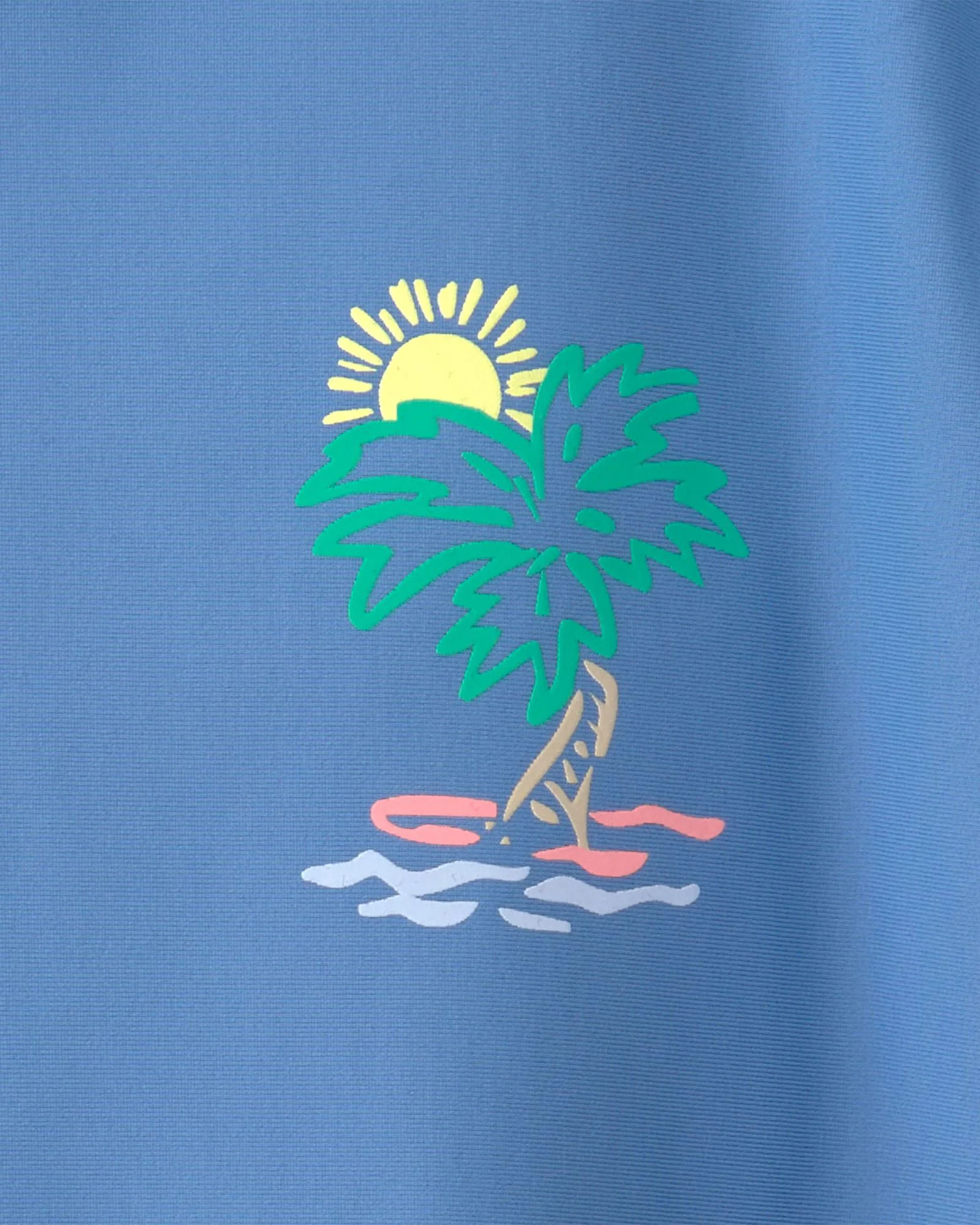 Carter's Tricou de plaja Rashguard Blue Palm foto