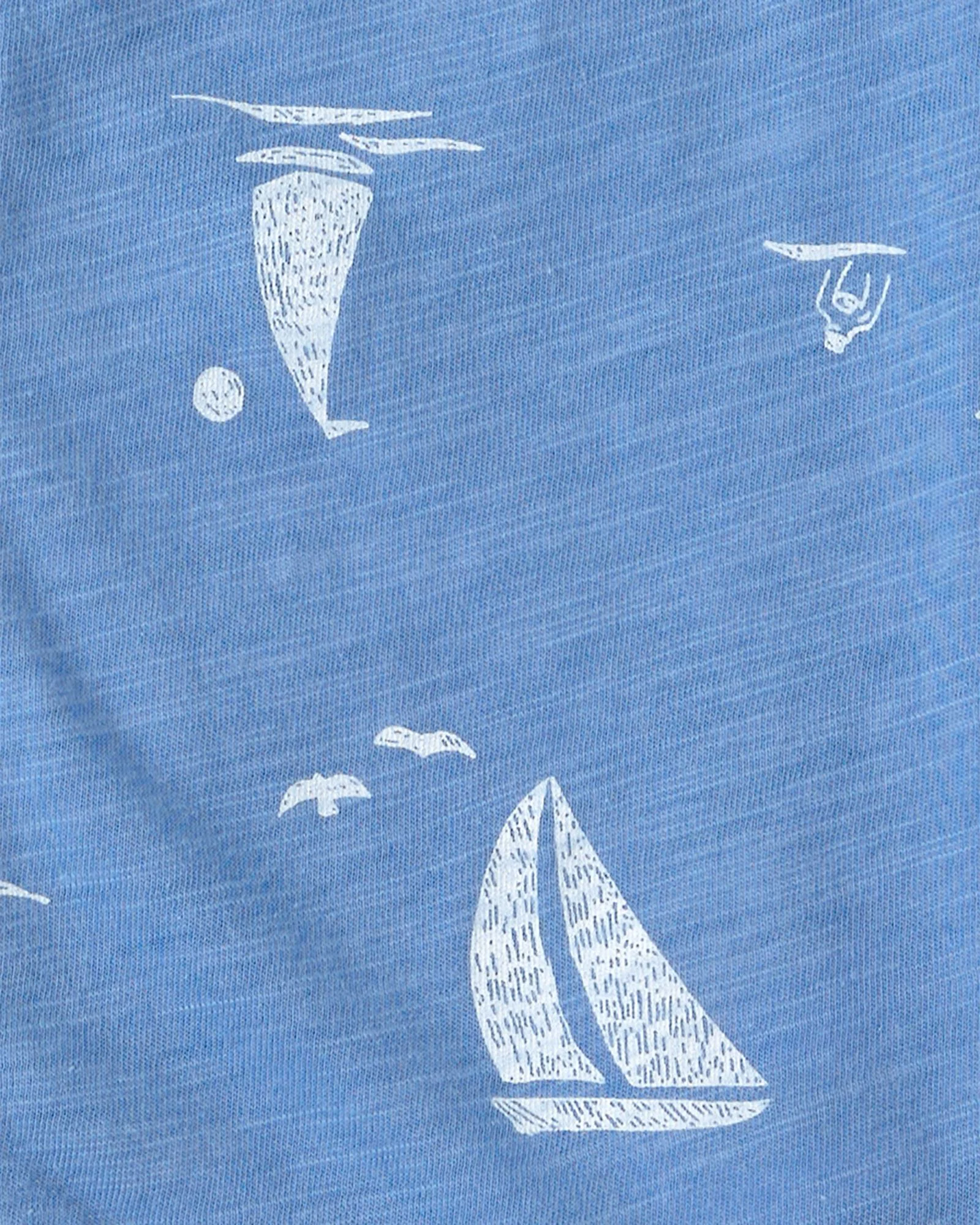Carter's Комплект 2 в 1 Blue Sailboat - рубашка и шорты foto
