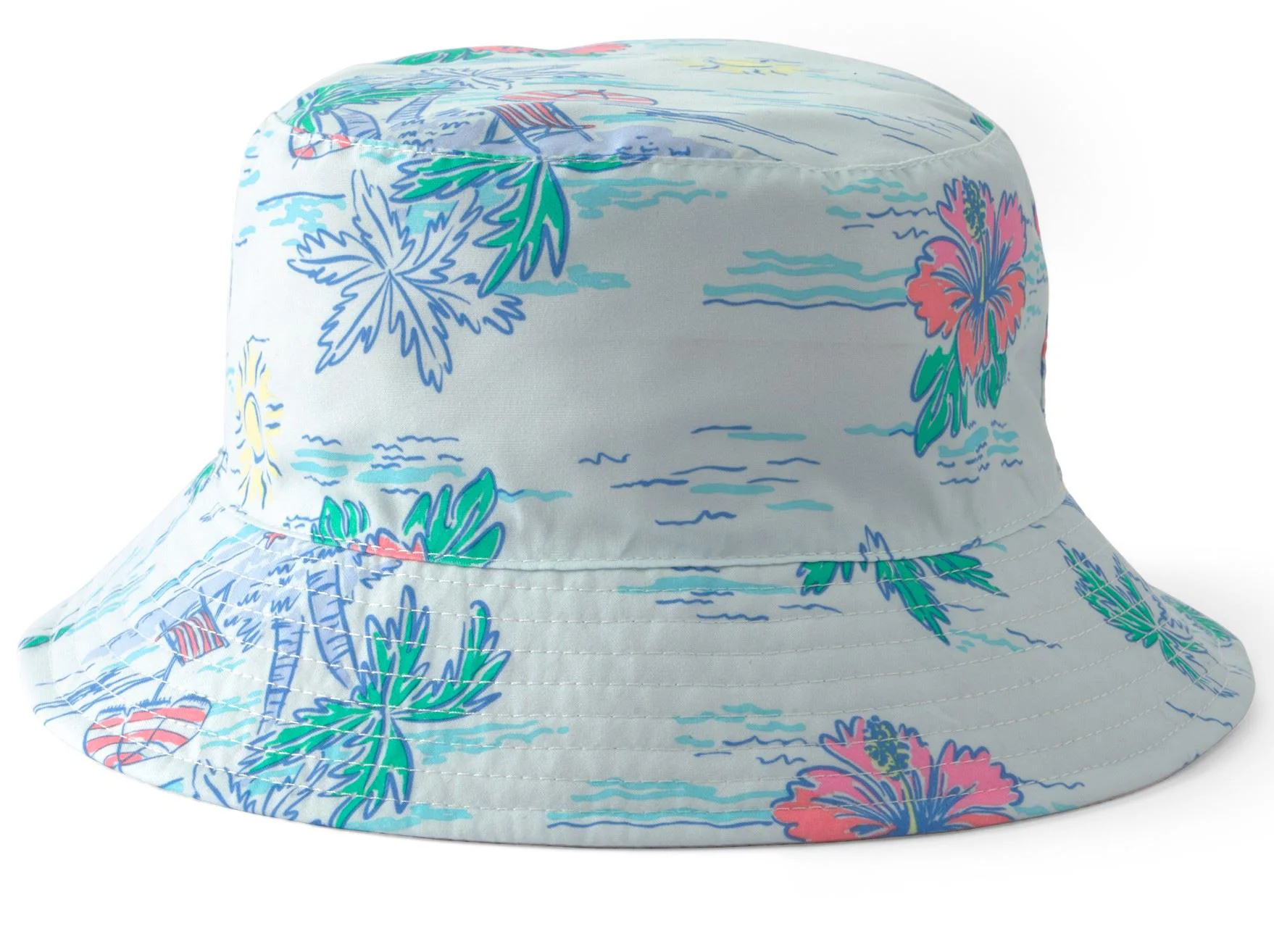 Carter's Palarie reversibila Tropical Print-Green foto