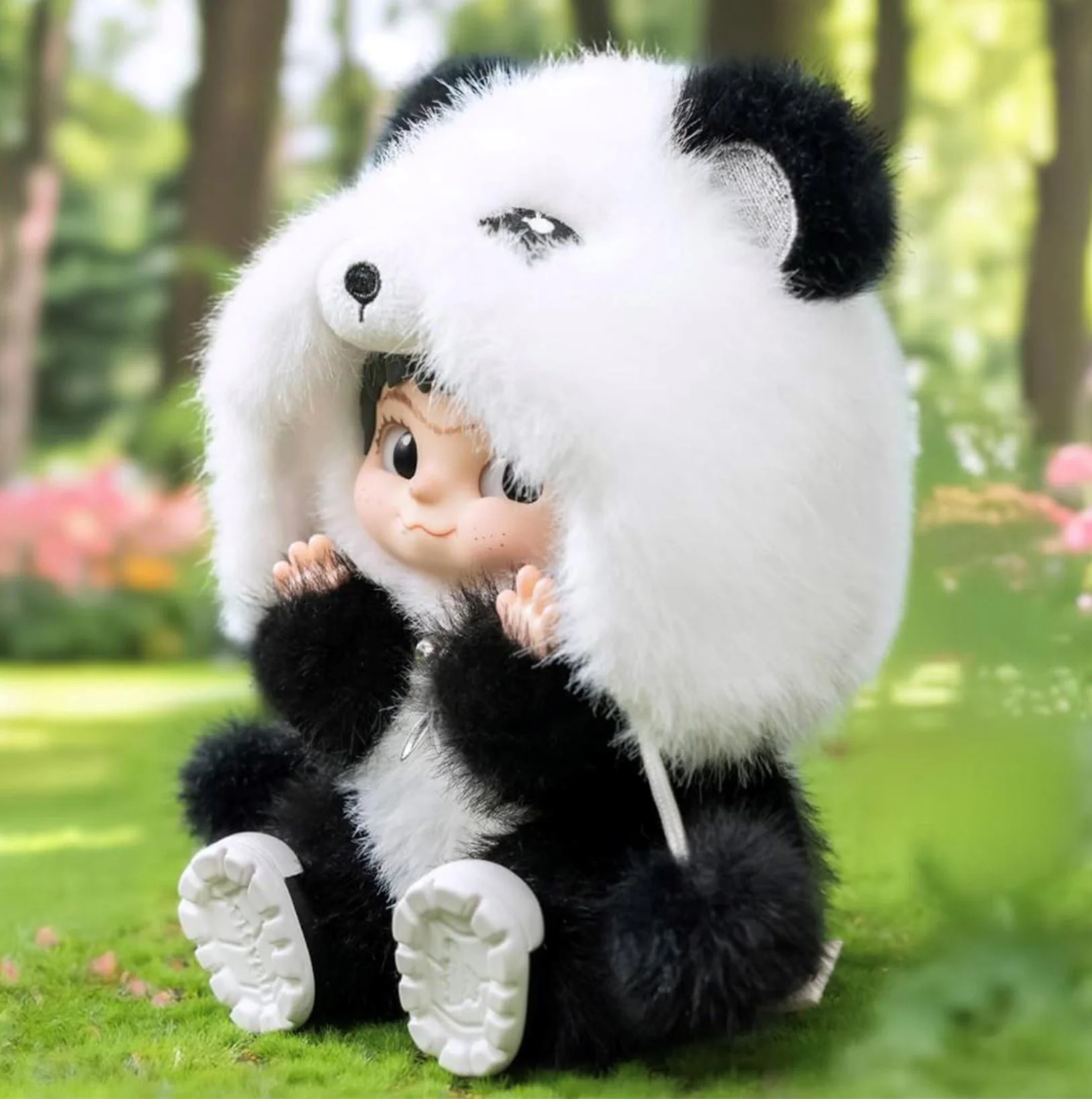 Мягкая фигурка-брелок Pop Top Letsvan Panda лимитированная серия foto