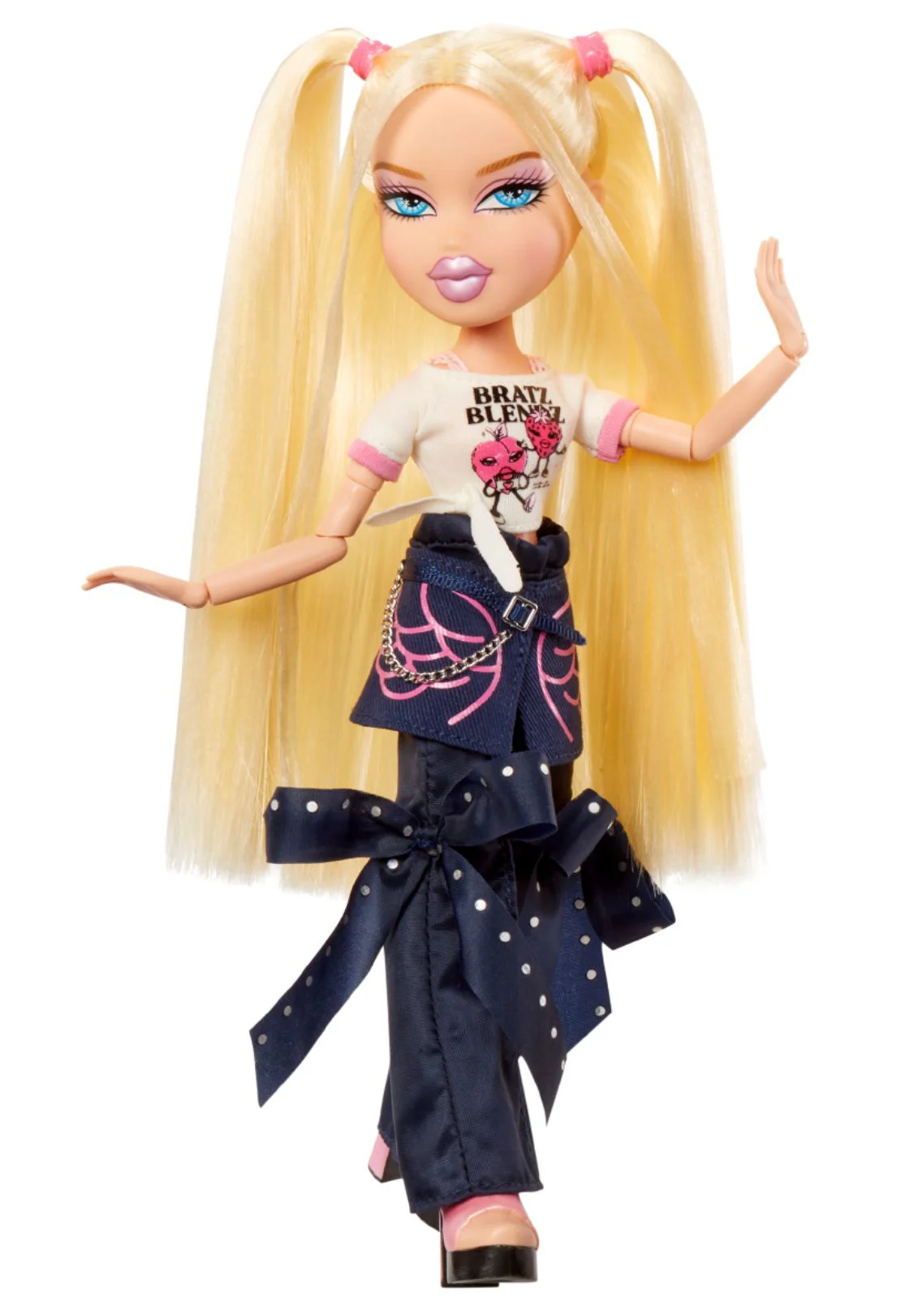 Papusa Bratz Stylin cu accesorii Cloe, 25 cm foto