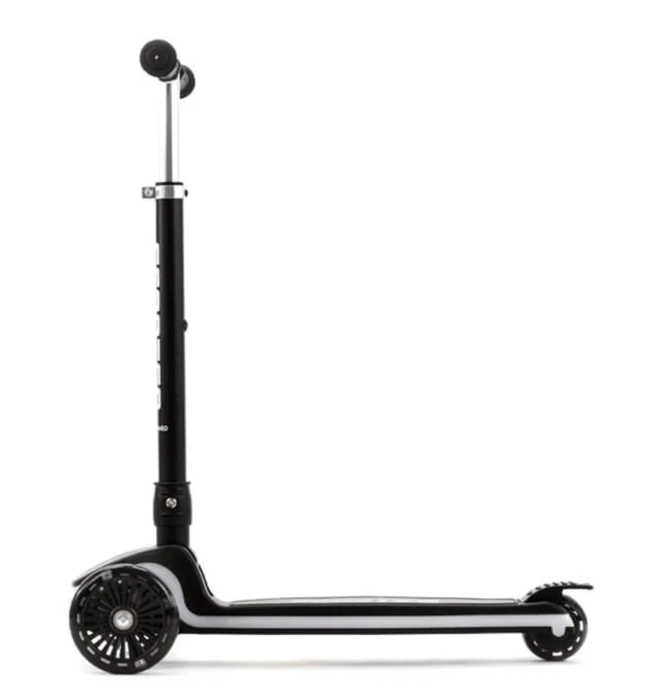Trotineta cu 3 roti Scooter LED si platforma Adamex Negru foto