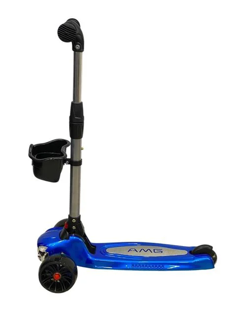 Самокат с тремя колесами Scooter c LED подсветка и музыка, в ассортименте foto