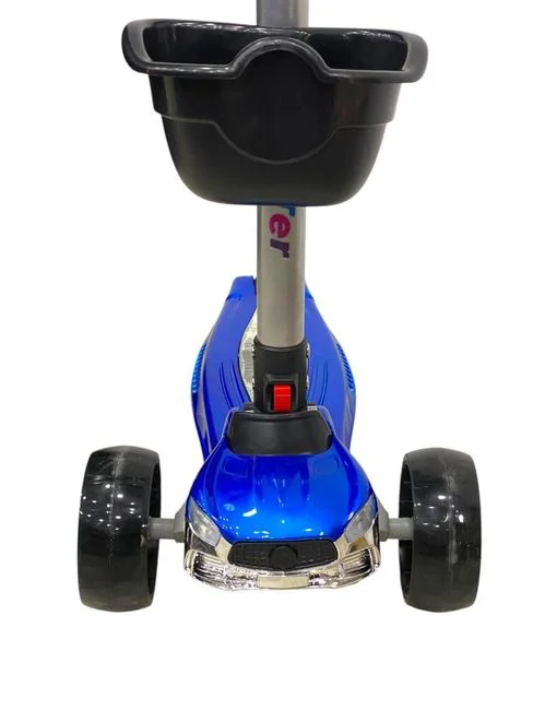 Самокат с тремя колесами Scooter c LED подсветка и музыка, в ассортименте foto