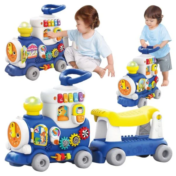 Trenut interactiv 4 in 1 Hola Toys Albastru foto