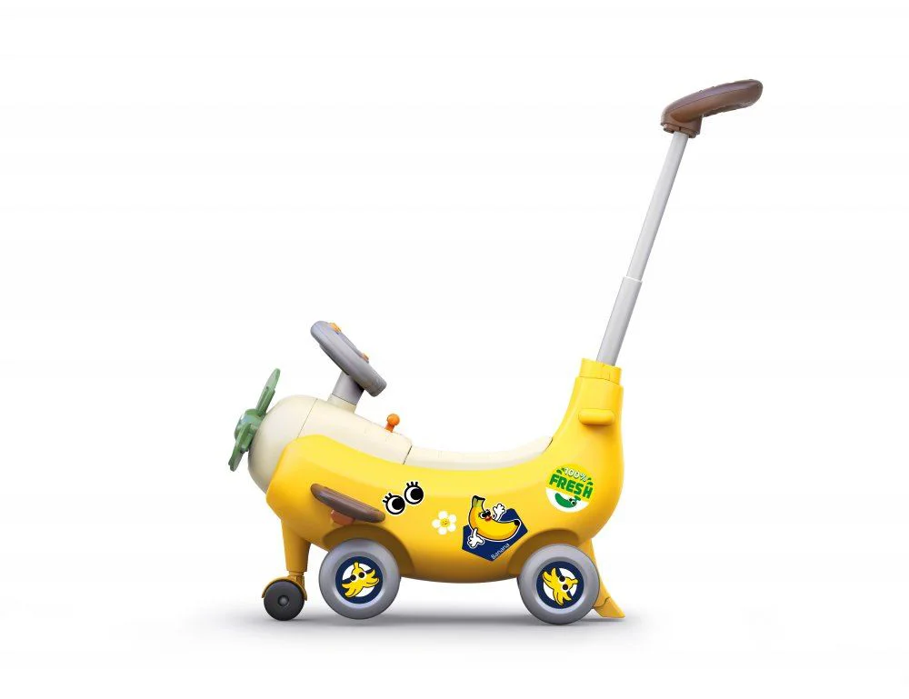 Интерактивный самолёт 4 в 1 Hola Toys Банан foto