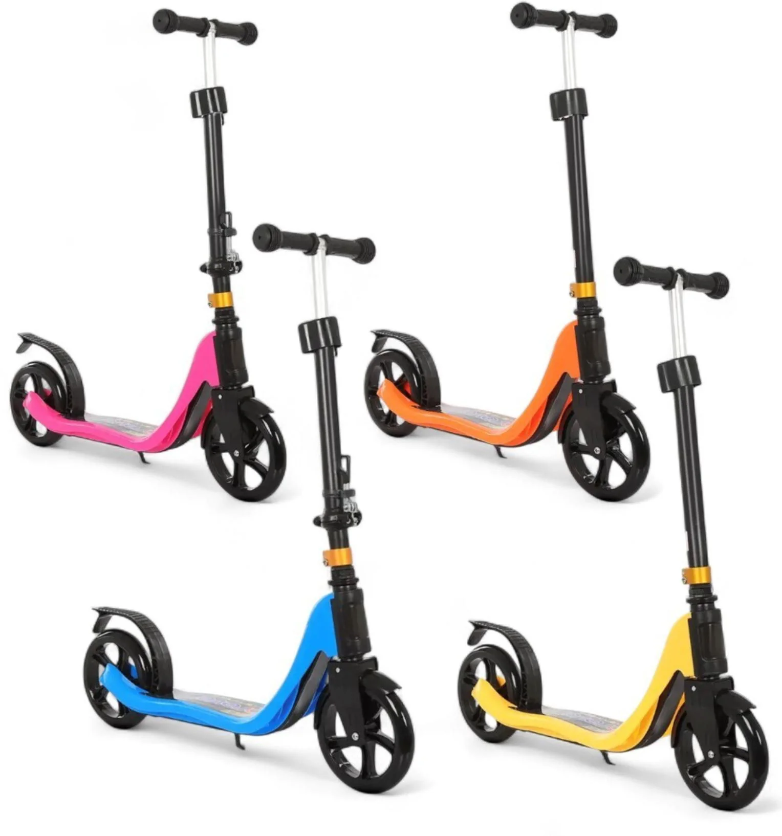 Самокат Scooter с регулируемым рулем, ассортимент foto