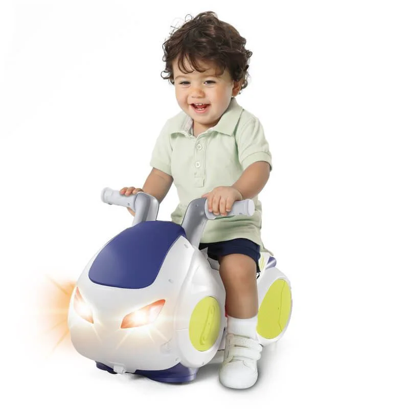 Интерактивный толокар Hola Toys со светом, звуком и паром foto