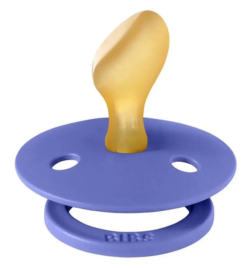 Suzeta anatomica din latex BIBS Colour Grape (0-6 luni) foto