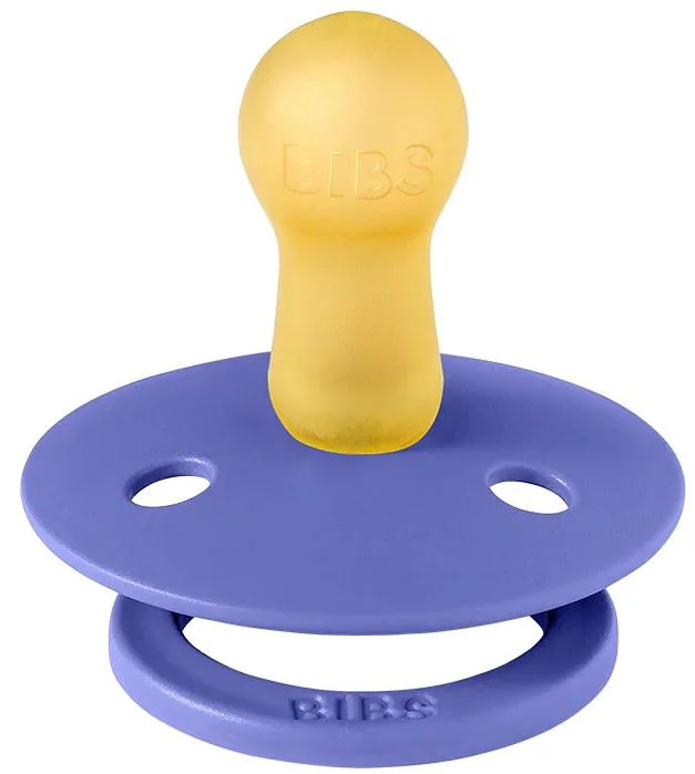 Suzeta rotunda din latex BIBS Colour Grape (6-18 luni) foto
