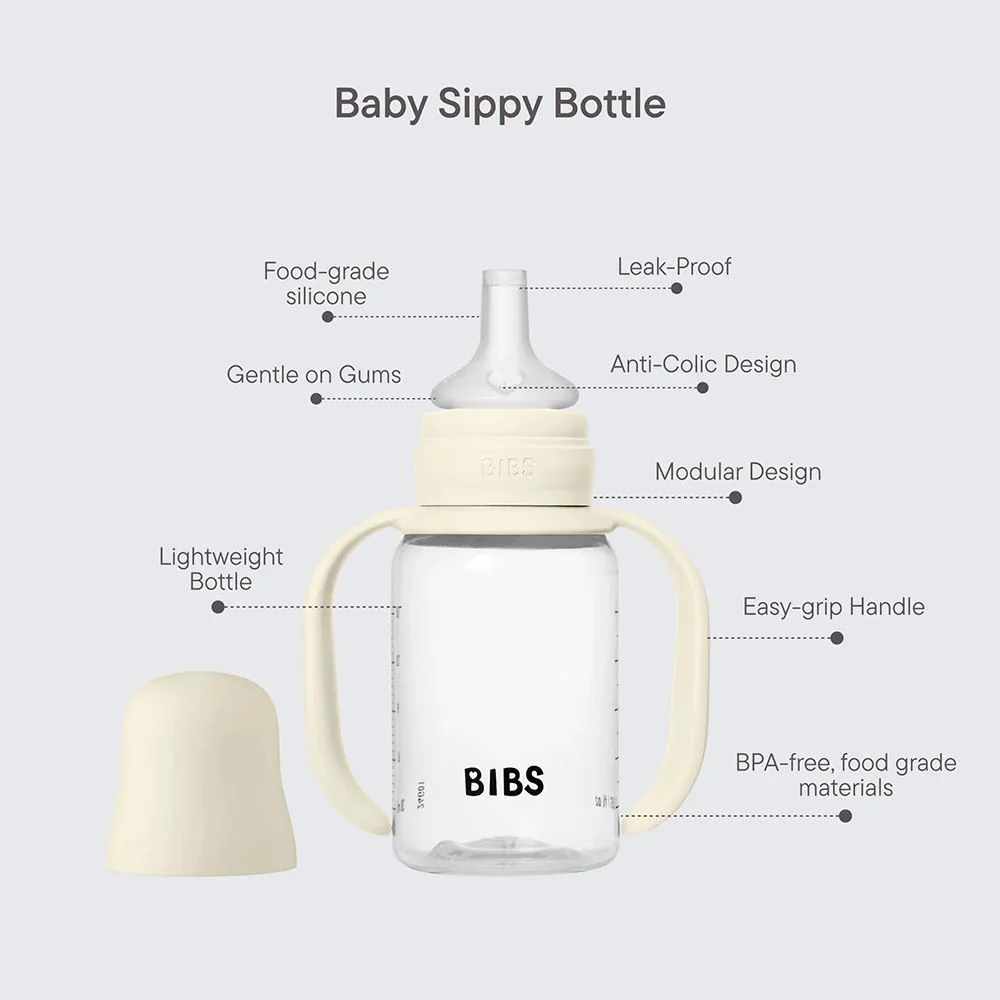 Поильник с силиконовой насадкой BIBS Sippy Sage, 150 мл foto